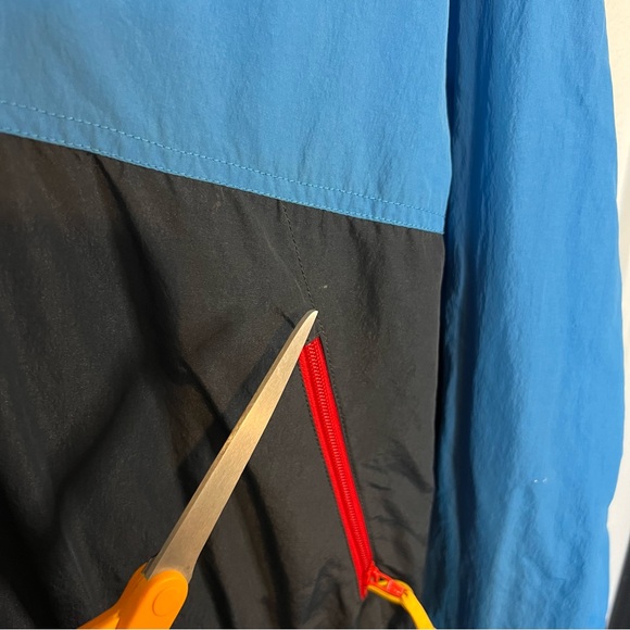 Vintage Sierra Anorak Hooded Windbreaker Outdoor Pullover Jacket Packable L - Picture 10 of 10